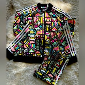 ADIDAS LIMITED EDITION TRACK SUIT- YOUTH SIZE XL ( fits like adult Small)